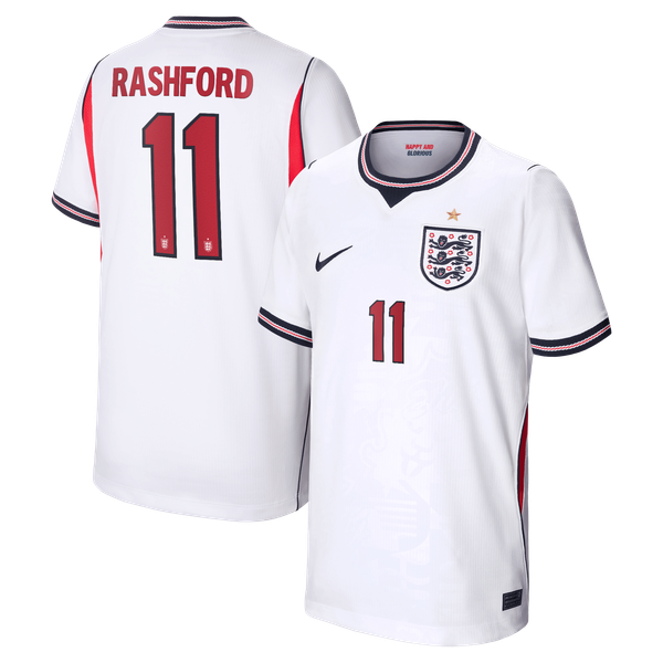 Maillot Domicile Stadium Angleterre Nike 2026 - Enfant avec flocage Rashford 11