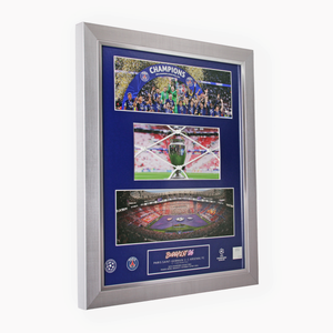 Edition Limitée - Cadre PSG avec filet de but de la Finale Budapest 2026 - 50 x 40 cm, vue 3