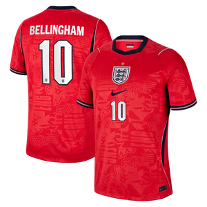 Maillot Extérieur Stadium Angleterre Nike 2026 avec flocage Bellingham 10, vue 2