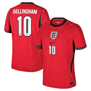 Maillot Extérieur Match Angleterre Nike Aero-FIT 2026 avec flocage Bellingham 10, vue 2