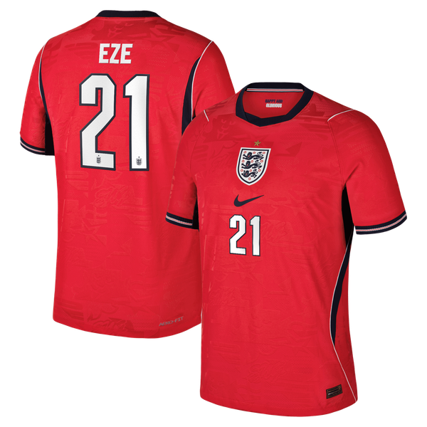 Maillot Extérieur Match Angleterre Nike Aero-FIT 2026 avec flocage Eze 21
