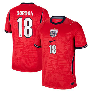 Maillot Extérieur Stadium Angleterre Nike 2026 avec flocage Gordon 18, vue 1