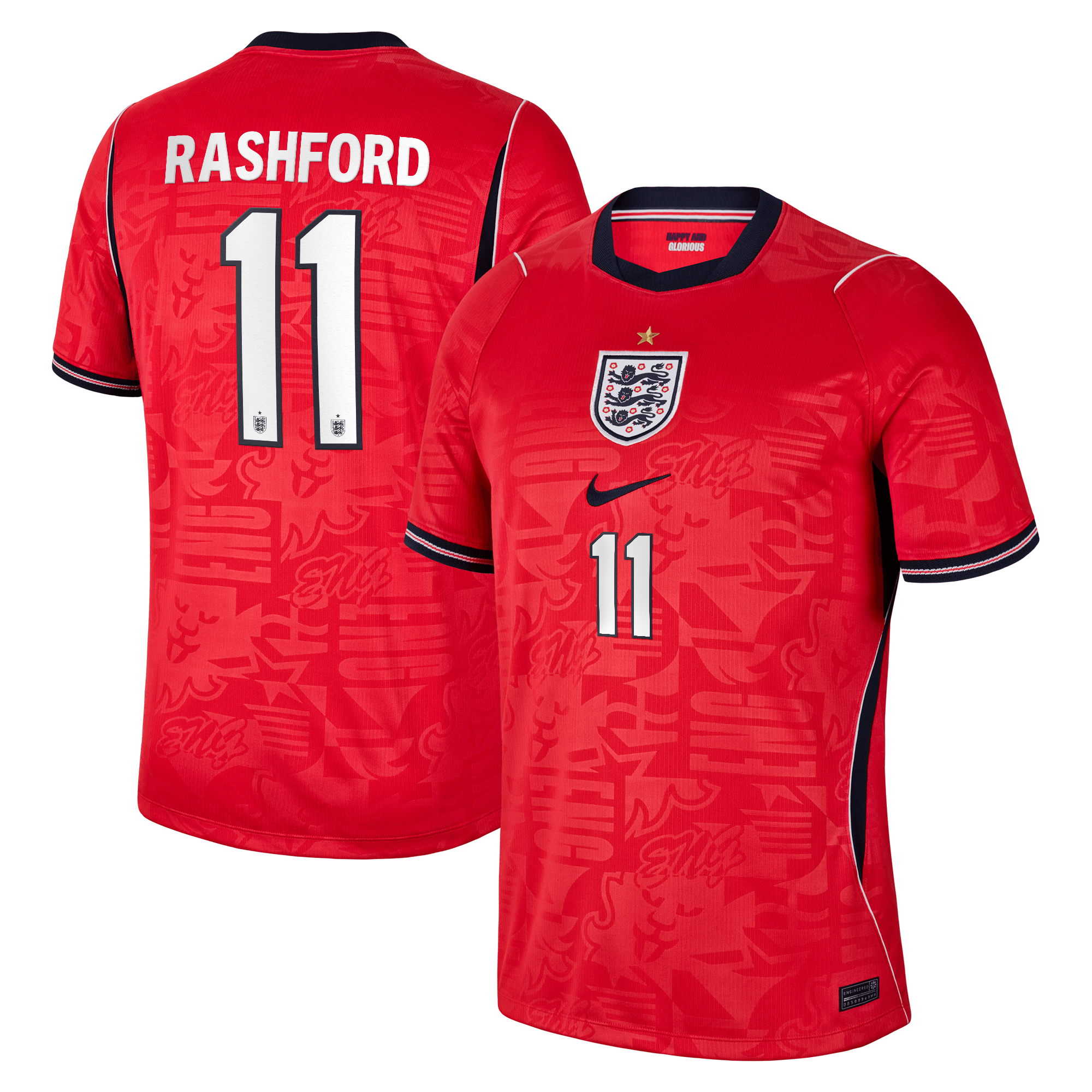 Maillot Extérieur Stadium Angleterre Nike 2026 avec flocage Rashford 11