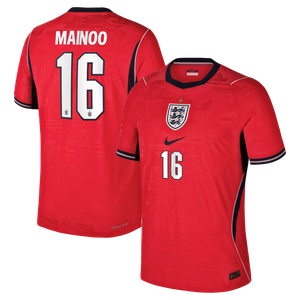 Maillot Extérieur Match Angleterre Nike Aero-FIT 2026 avec flocage Mainoo 16, vue 2