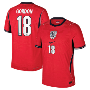 Maillot Extérieur Match Angleterre Nike Aero-FIT 2026 avec flocage Gordon 18, vue 1
