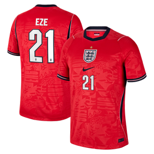 Maillot Extérieur Stadium Angleterre Nike 2026 avec flocage Eze 21, vue 1