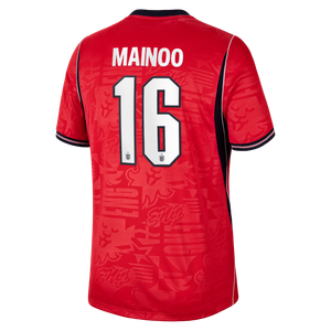 Maillot Extérieur Stadium Angleterre Nike 2026 avec flocage Mainoo 16, vue 4