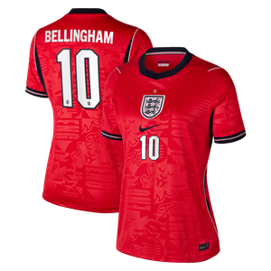 Maillot Extérieur Stadium Angleterre Nike 2026 - Femme avec flocage Bellingham 10, vue 1