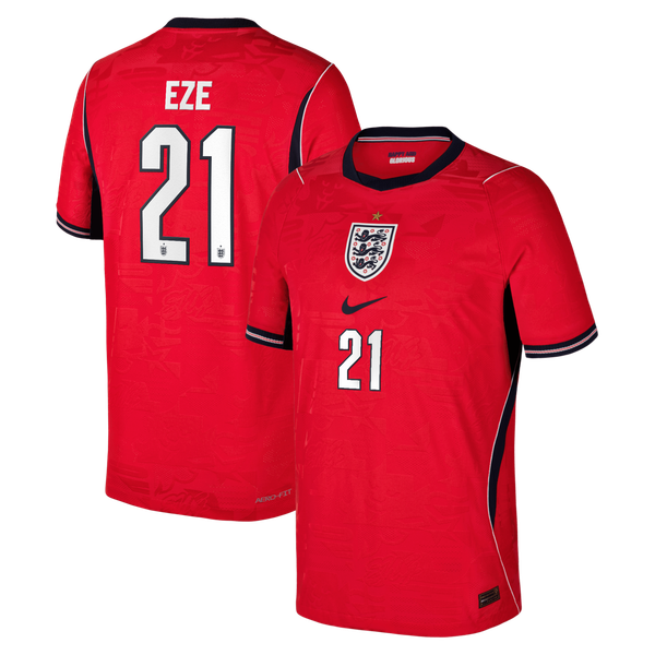 Maillot Extérieur Match Angleterre Nike Aero-FIT 2026 - Enfant avec flocage Eze 21