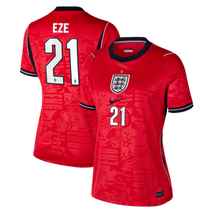 Maillot Extérieur Stadium Angleterre Nike 2026 - Femme avec flocage Eze 21, vue 1
