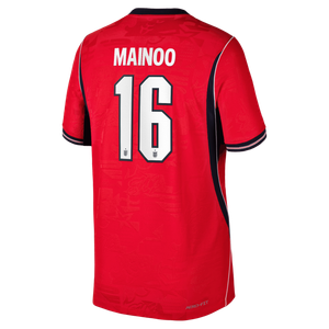 Maillot Extérieur Match Angleterre Nike Aero-FIT 2026 - Enfant avec flocage Mainoo 16, vue 4