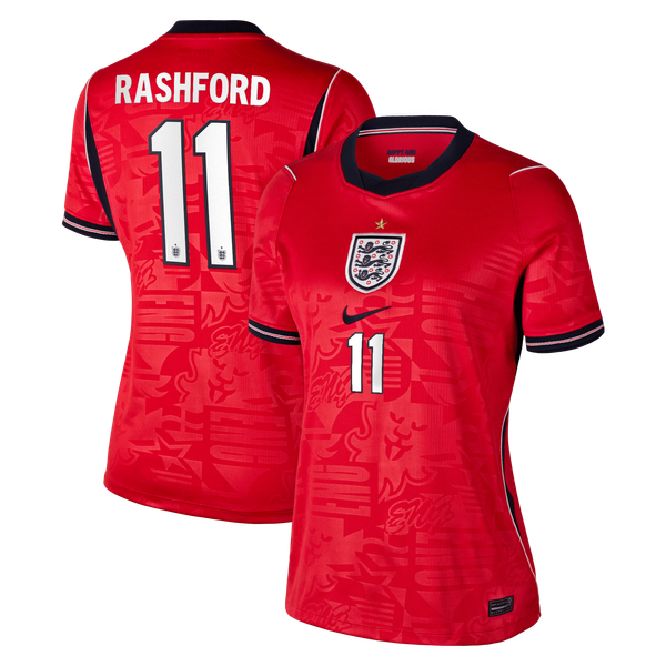 Maillot Extérieur Stadium Angleterre Nike 2026 - Femme avec flocage Rashford 11