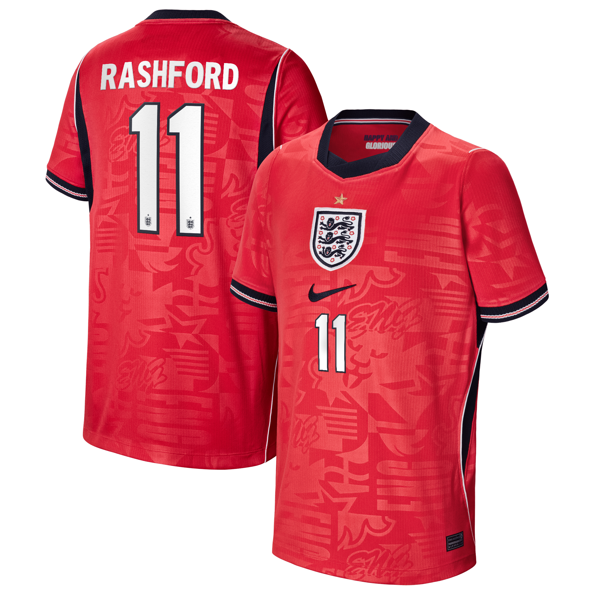 Maillot Extérieur Stadium Angleterre Nike 2026 - Enfant avec flocage Rashford 11: retailer-supplied image