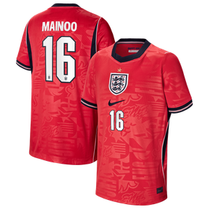 Maillot Extérieur Stadium Angleterre Nike 2026 - Enfant avec flocage Mainoo 16, vue 1