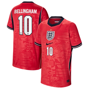 Maillot Extérieur Stadium Angleterre Nike 2026 - Enfant avec flocage Bellingham 10, vue 2