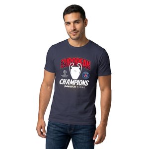 T-Shirt PSG Champions d'Europe 2026 - Bleu, vue 2