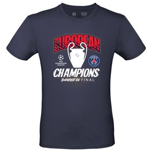 T-Shirt PSG Champions d'Europe 2026 - Bleu, vue 3