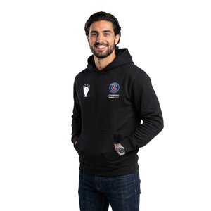 Sweat à capuche PSG Champions d'Europe 2026 - Noir, vue 2