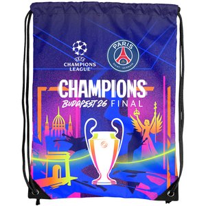 Sac de sport PSG Champions d'Europe 2026, vue 1