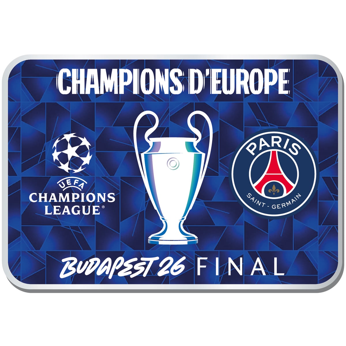 Badge PSG Champions d'Europe 2026