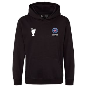 Sweat à capuche PSG Champions d'Europe 2026 - Noir - Enfant, vue 3