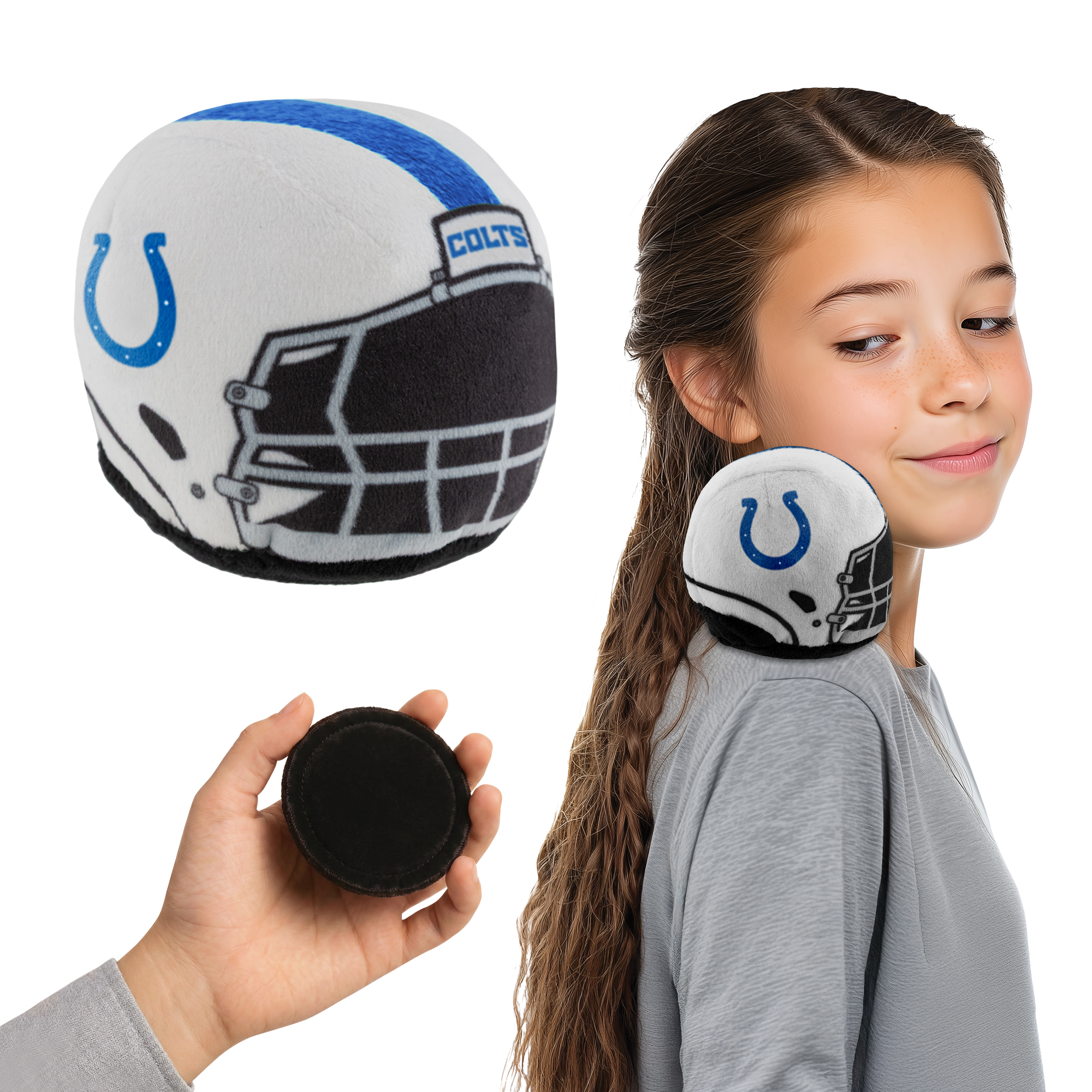 Indianapolis Colts Plush Magnetic Toy Helmet Shoulder Buddy