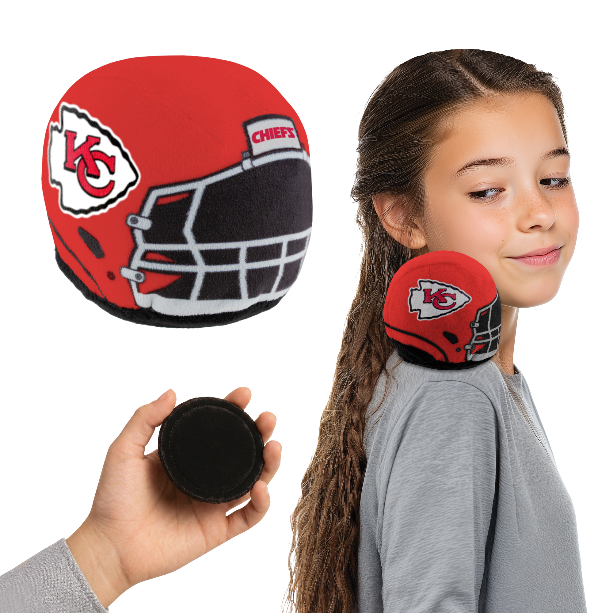 Kansas City Chiefs Plush Magnetic Toy Helmet Shoulder Buddy Kansas City Chiefs Plush Magnetic Toy Helmet Shoulder Buddy