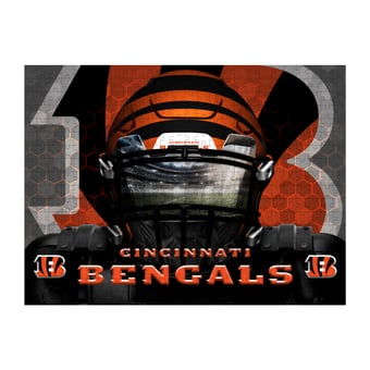 Cincinnati Bengals 18" x 24" 3D Facemask Puzzle