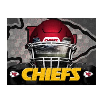 "Kansas City Chiefs 18"" x 24"" 3D Facemask Puzzle"