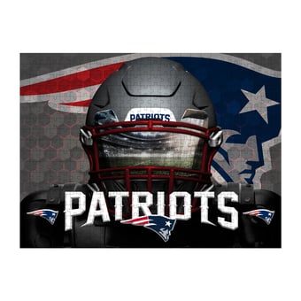 New England Patriots 18" x 24" 3D Facemask Puzzle