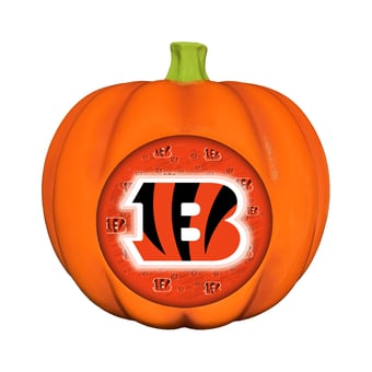Cincinnati Bengals 3D Resin Pumpkin