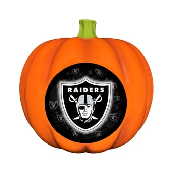 Las Vegas Raiders 3D Resin Pumpkin