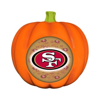 San Francisco 49ers 3D Resin Pumpkin