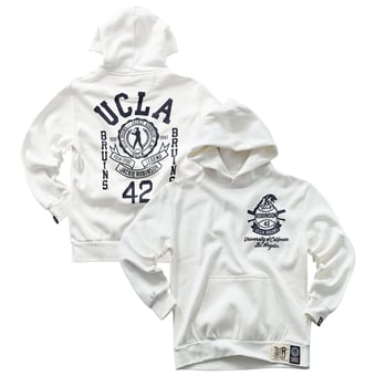 Unisex Roots of Fight x UCLA Bruins x Jackie Robinson White Heavyweight Hoodie