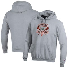 Unisex Champion  Gray Princeton Tigers 2026 NCAA Men's Lacrosse National Champions Eco Powerblend Hoodie
