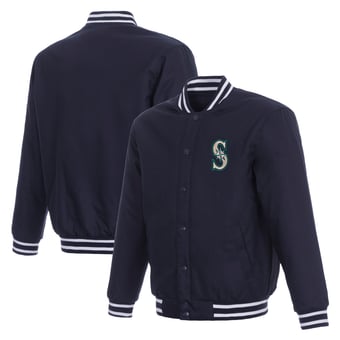 Men's JH Design  Deep Sea Blue Seattle Mariners Full-Snap Jacket