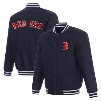 Men's JH Design  Navy Boston Red Sox Full-Snap Jacket