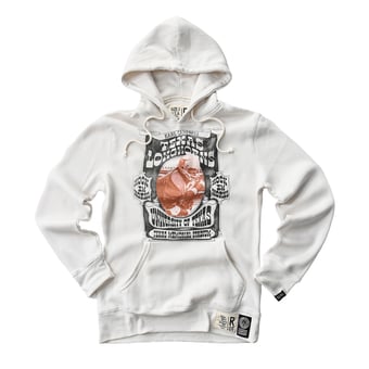 Unisex Roots of Fight x Texas Longhorns x Earl Campbell White Texas Tornado Tri-Blend Hoodie