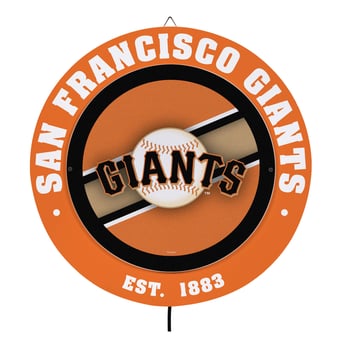San Francisco Giants 15" LED Round Metal Lit Wall Sign