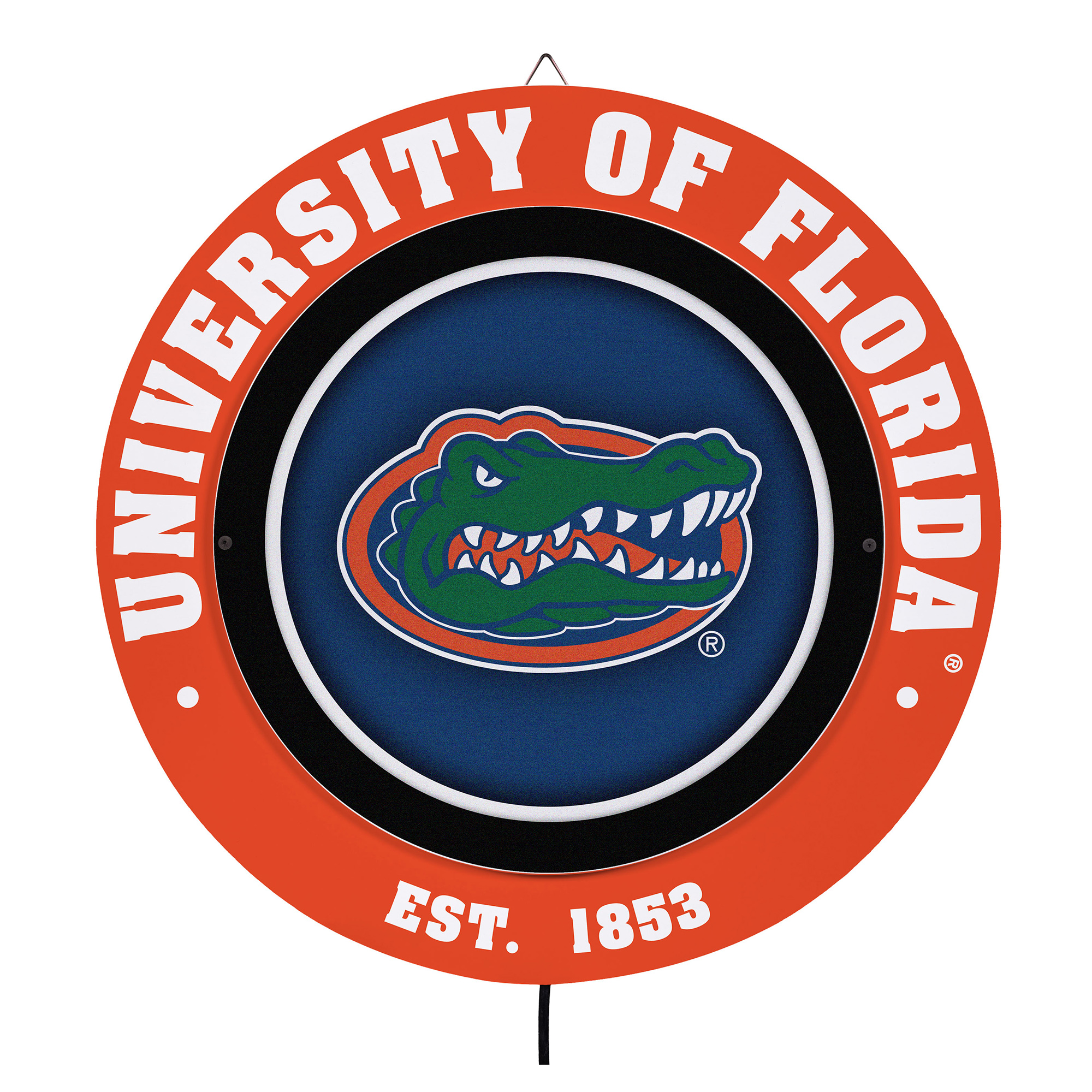 Florida Gators 15" LED Round Metal Lit Wall Sign