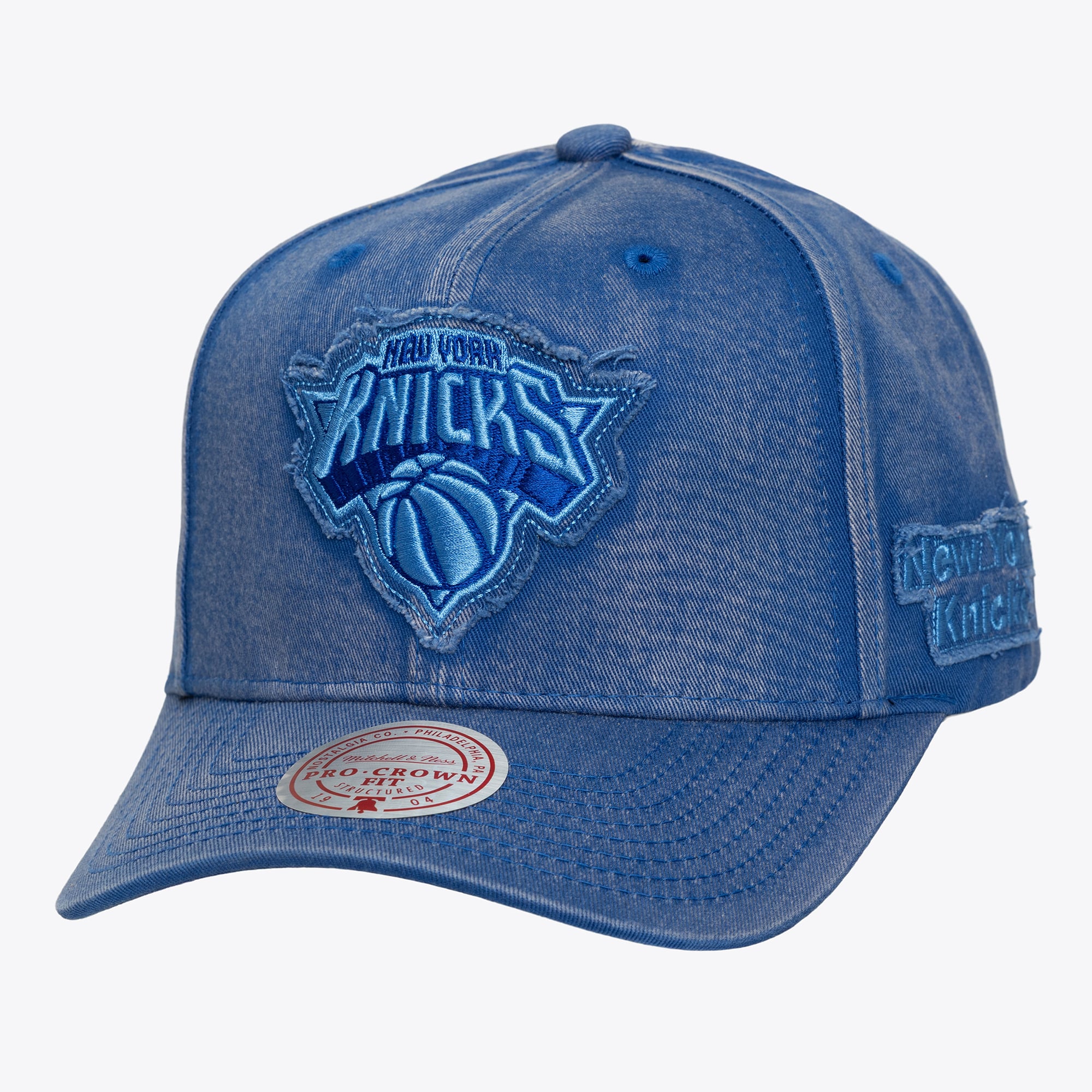 Men's Mitchell & Ness Blue New York Knicks Downtown Pro Crown Snapback Hat