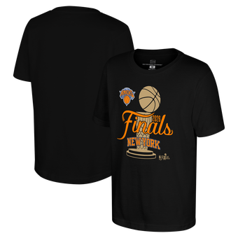 Youth Stadium Essentials Black New York Knicks 2026 NBA Finals Cruise T-Shirt