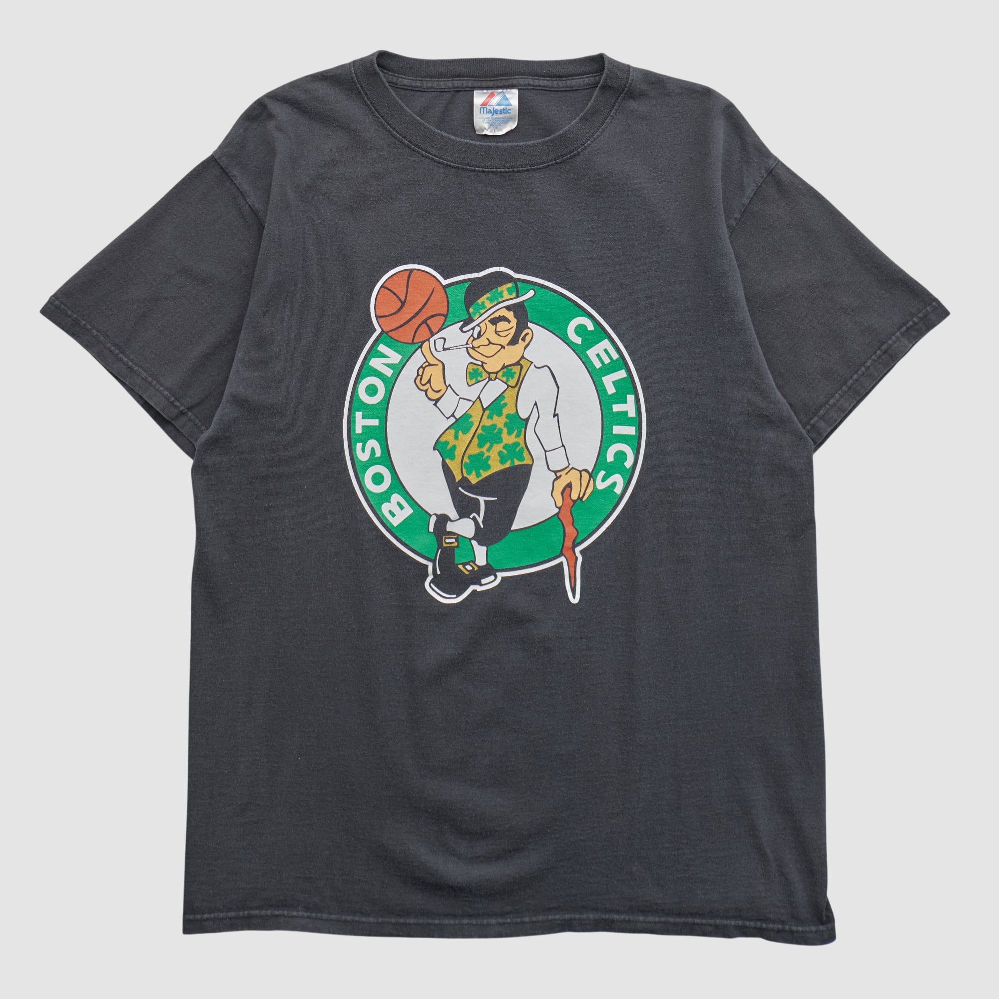 Boston Celtics Majestic 2000s T-shirt - Black - L by Fanatics Real Vintage