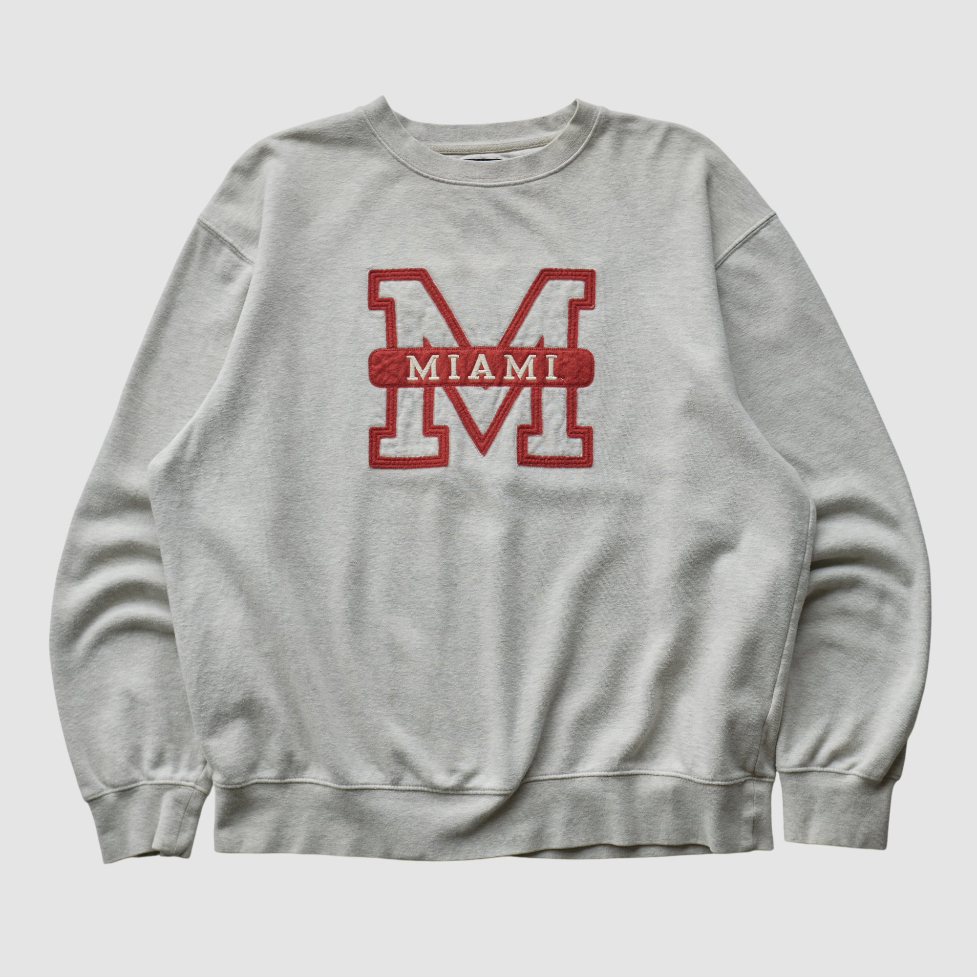 Miami University RedHawks Jansport 2000s Pullover Sweatshirt - Heather Gray - L by Fanatics Real Vintage
