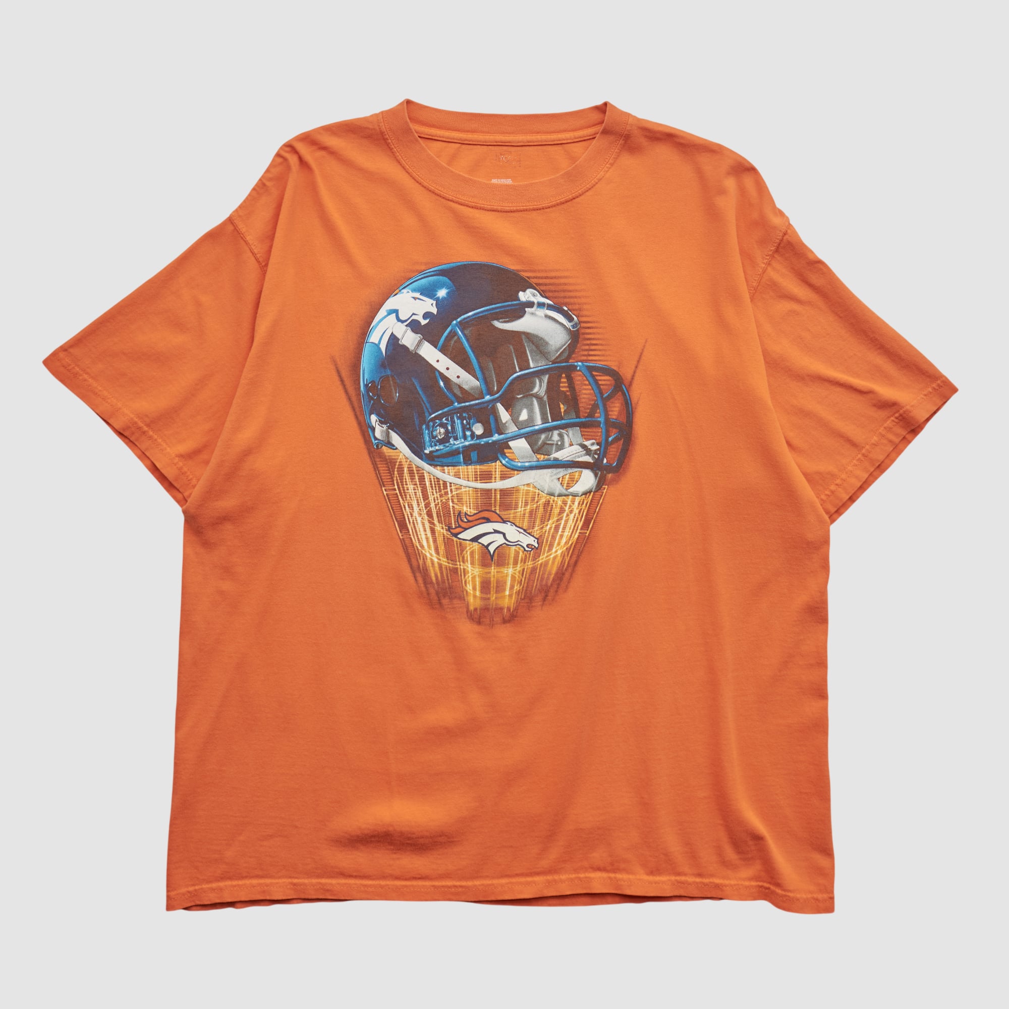 Denver Broncos 2000s T-shirt - Orange - L by Fanatics Real Vintage