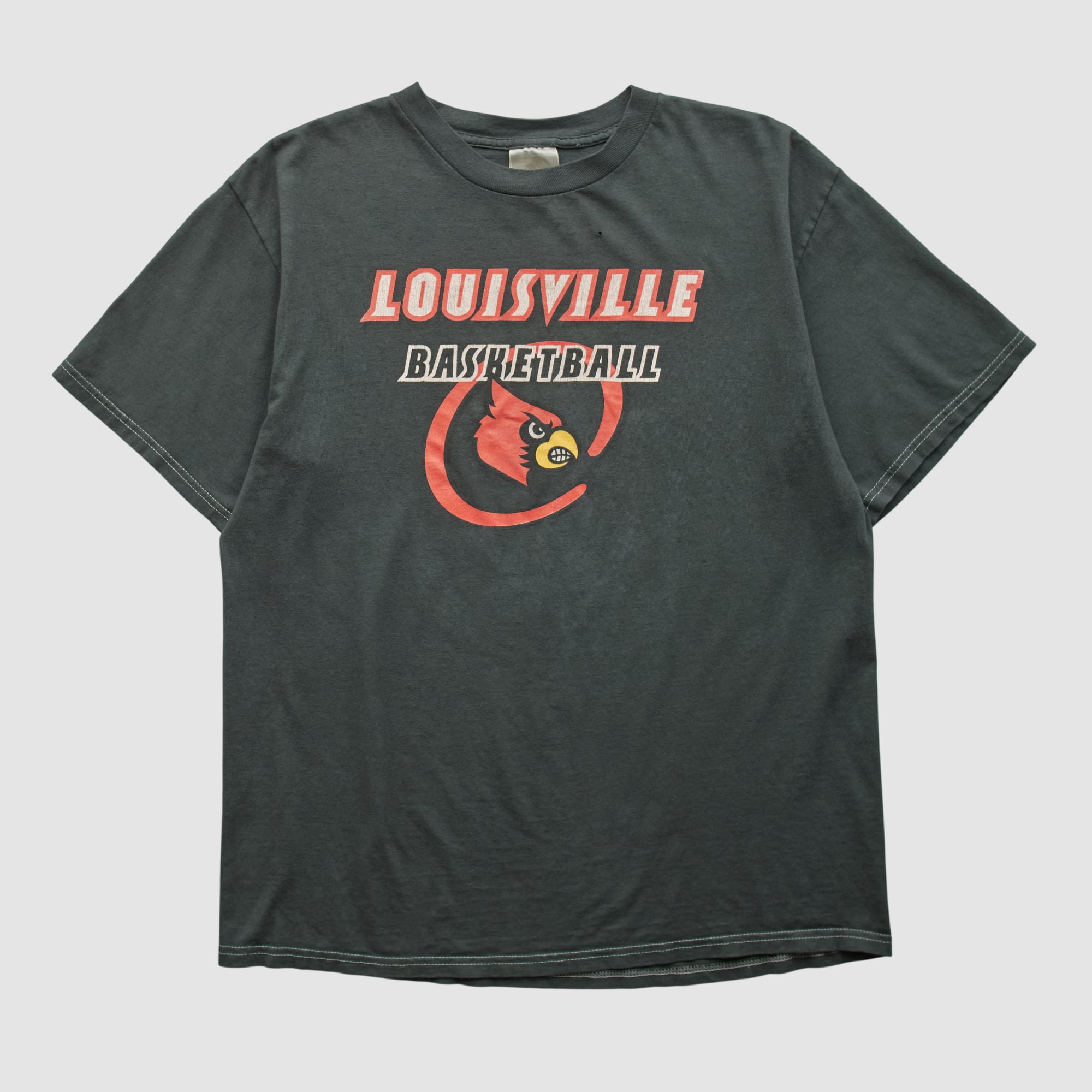 Louisville Cardinals Adidas 2000s T-shirt - Black - M by Fanatics Real Vintage