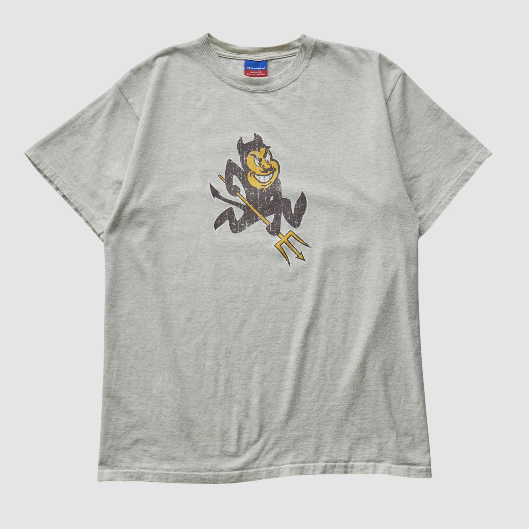 Arizona State Sun Devils Champion 2000s T-shirt - Heather Gray - M by Fanatics Real Vintage