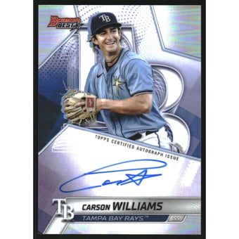 2025 Bowman's Best Best of '25 Autographs Refractors #B25CW Carson Williams