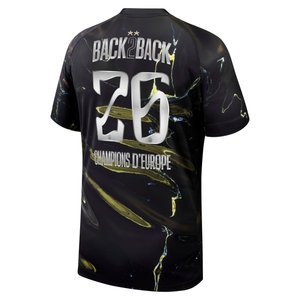 Maillot PSG Jordan Night Edition Stadium 25/26 - Flocage Champions of Europe - 26, vue 4