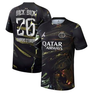 Maillot PSG Jordan Night Edition Stadium 25/26 - Flocage Champions of Europe - 26, vue 1